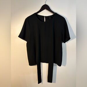 Ann Taylor Black Short Sleeve Top